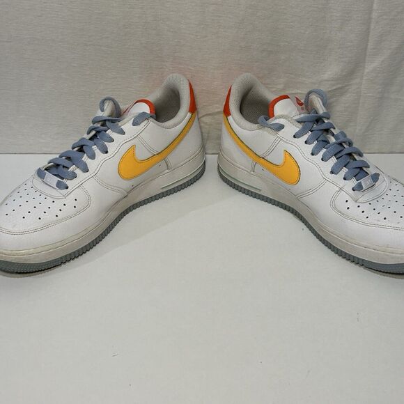 Nike Air Force 1 '07 LV8 Be Kind White Electro Orange DC2196-100 Men's Size 8.5 - Picture 3 of 7